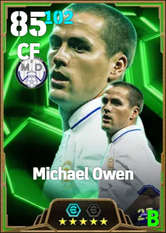 Michael Owen eFootball card