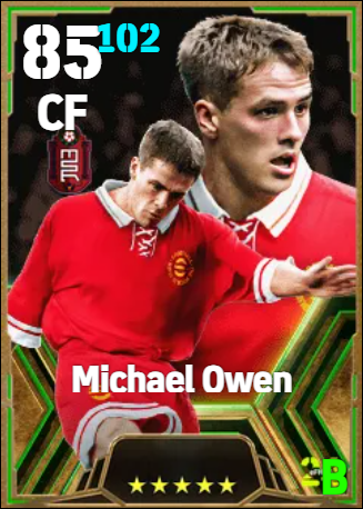 Michael Owen eFootball card