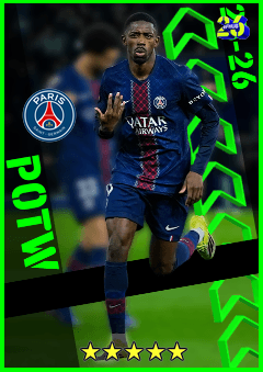 Ousmane Dembele eFootball card