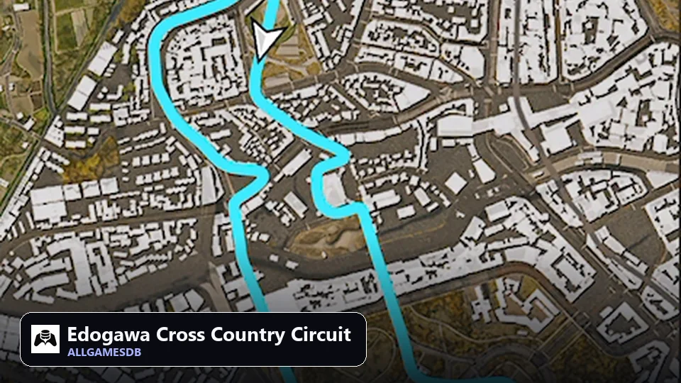 Edogawa Cross Country Circuit track layout