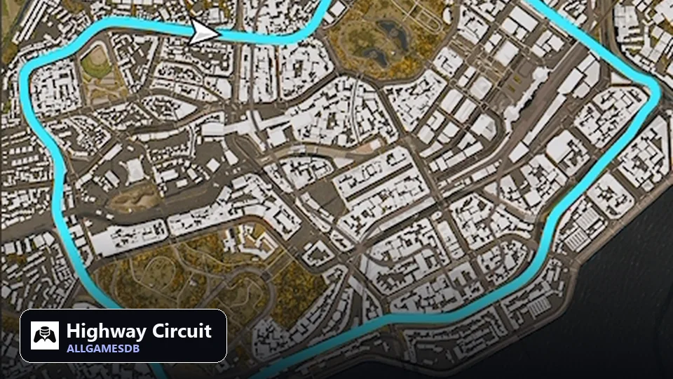 Highway Circuit track layout