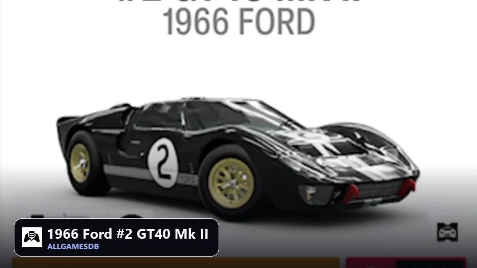 1966 Ford #2 GT40 Mk II