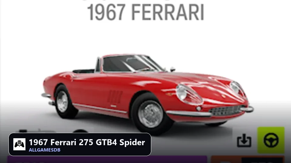 1967 Ferrari 275 GTB4 Spider