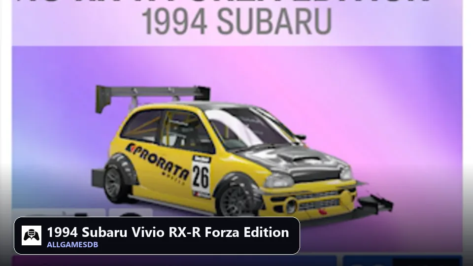 1994 Subaru Vivio RX-R Forza Edition
