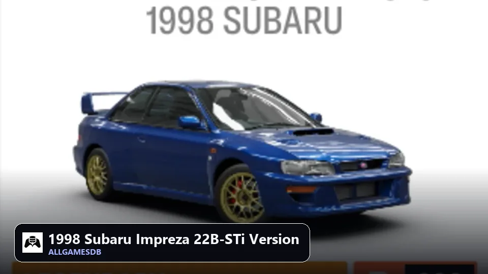 1998 Subaru Impreza 22B-STi Version