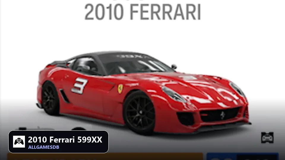 2010 Ferrari 599XX