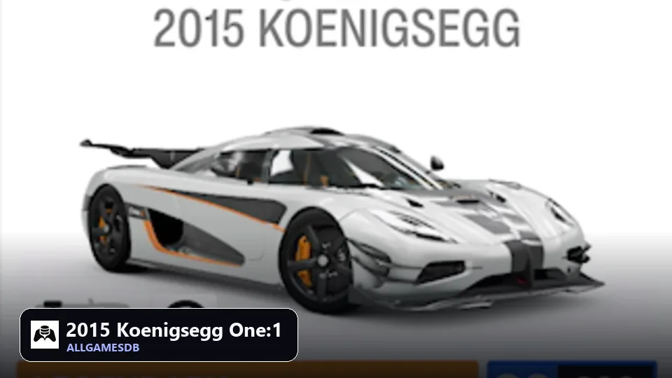 2015 Koenigsegg One:1