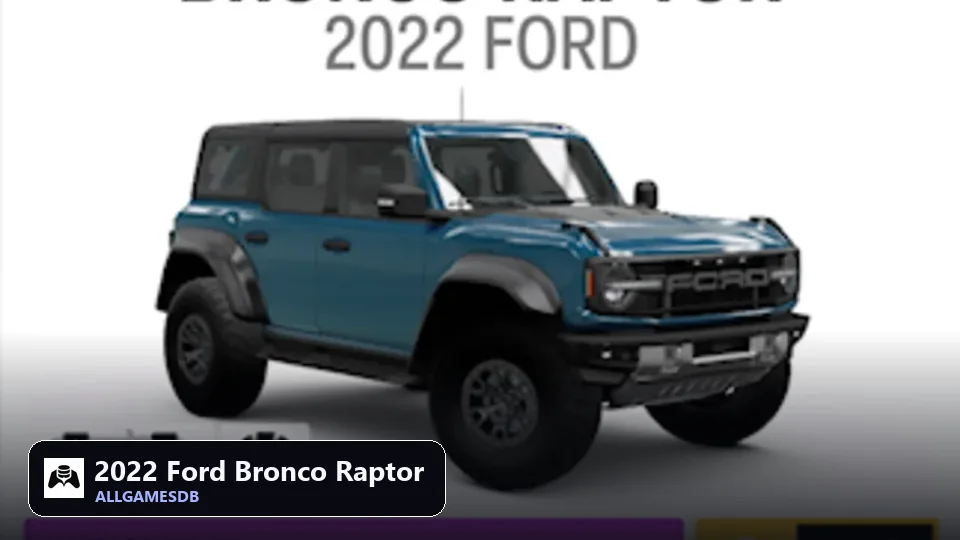 2022 Ford Bronco Raptor