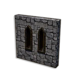 Dual Tall Slit Wall in RuneScape: Dragonwilds