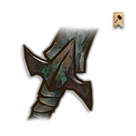 A Corroded Serrated Blade in RuneScape: Dragonwilds