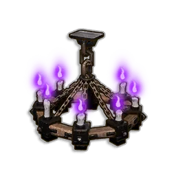 Purple Chandelier in RuneScape: Dragonwilds