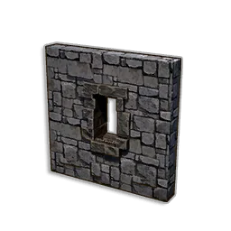 Stone Inset Window Wall in RuneScape: Dragonwilds