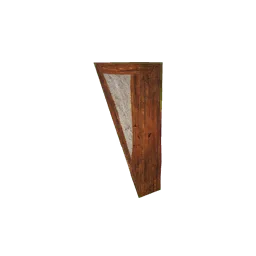 Medium 60° Inverted Roof Support Wall in RuneScape: Dragonwilds