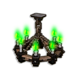 Green Chandelier in RuneScape: Dragonwilds
