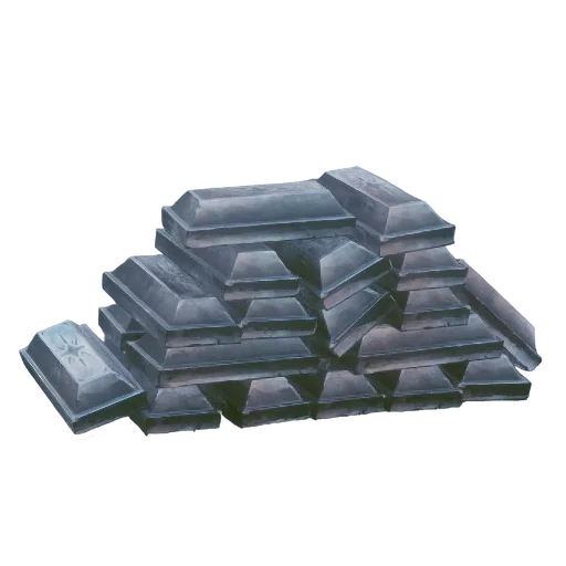 Large Silver Bar Pile in RuneScape: Dragonwilds