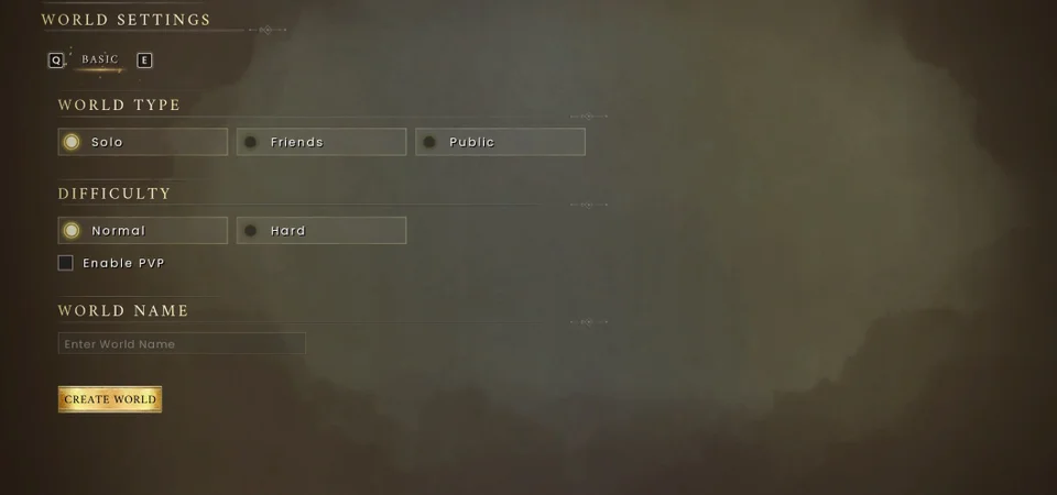 Worlds in RuneScape: Dragonwilds