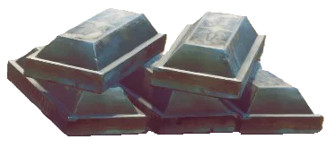 Small Silver Bar Pile in RuneScape: Dragonwilds