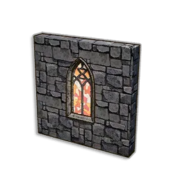 Stained Glass Window Wall in RuneScape: Dragonwilds