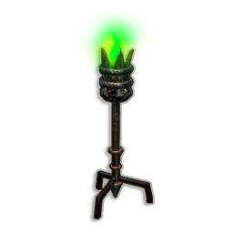 Green Standing Torch (Dowdun Reach) in RuneScape: Dragonwilds