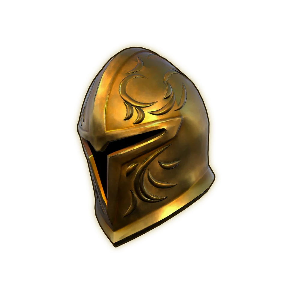 Gilded Paladin Helmet in RuneScape: Dragonwilds