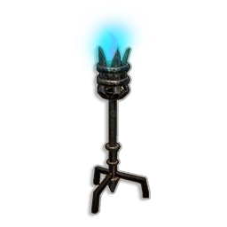 Blue Standing Torch (Dowdun Reach) in RuneScape: Dragonwilds