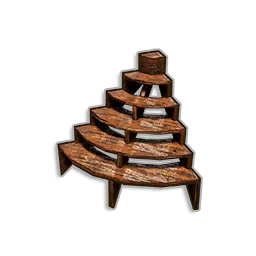 Curved Outer Corner 45° Stairs in RuneScape: Dragonwilds