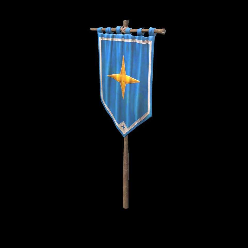 Saradomin Flag 04 in RuneScape: Dragonwilds