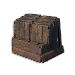 Stacked Wooden Crates in RuneScape: Dragonwilds