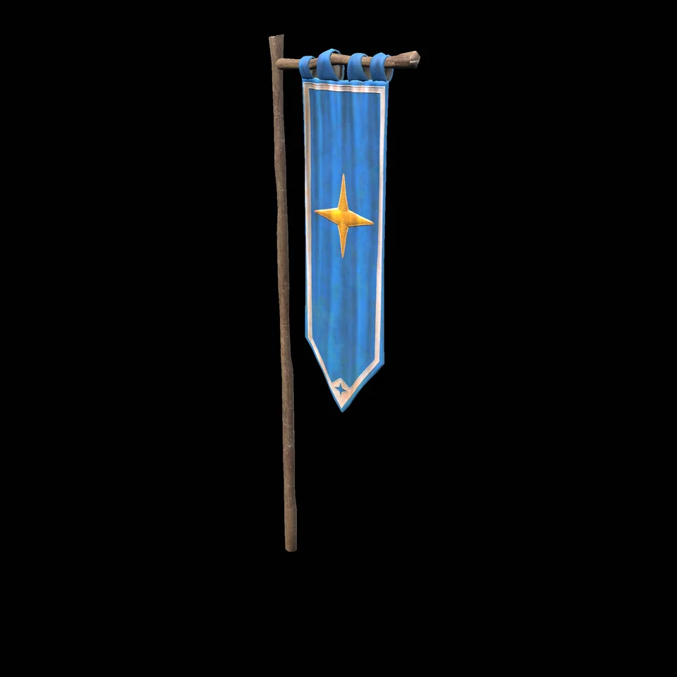 Saradomin Flag 02 in RuneScape: Dragonwilds