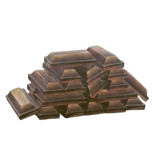 Large Bronze Bar Pile in RuneScape: Dragonwilds