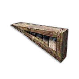 Medium 30° Inverted Roof Support Wall in RuneScape: Dragonwilds