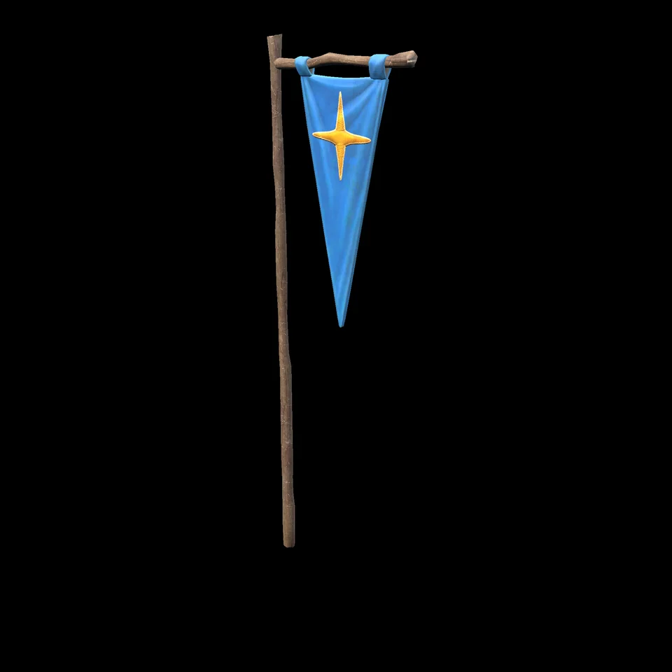 Saradomin Flag 01 in RuneScape: Dragonwilds